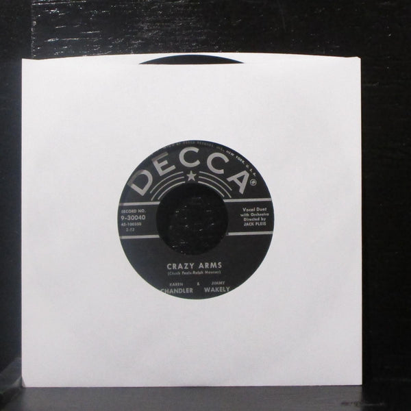 Karen Chandler & Jimmy Wakely - Tonight You Belong To Me 7" VG+ Vinyl 45 9-30040 - Shuga Records
