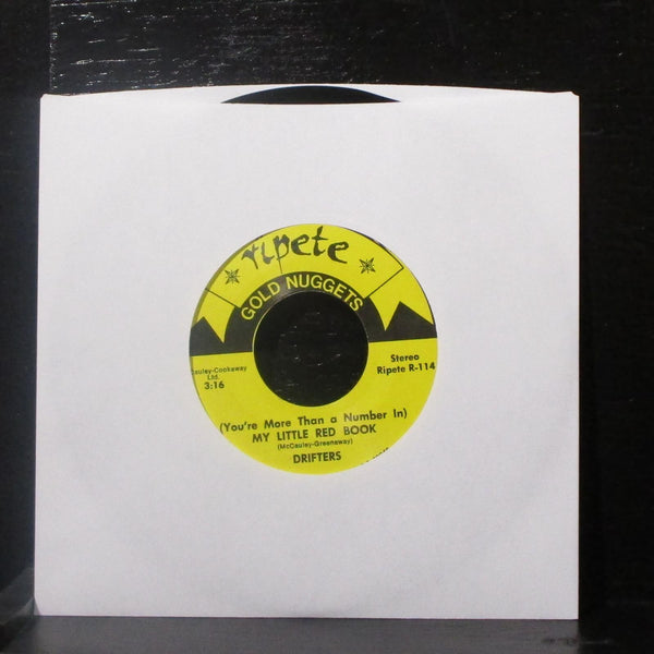Drifters - My Little Red Book / Don't Drop It 7" Mint- Vinyl 45 Ripete R-114 USA - Shuga Records