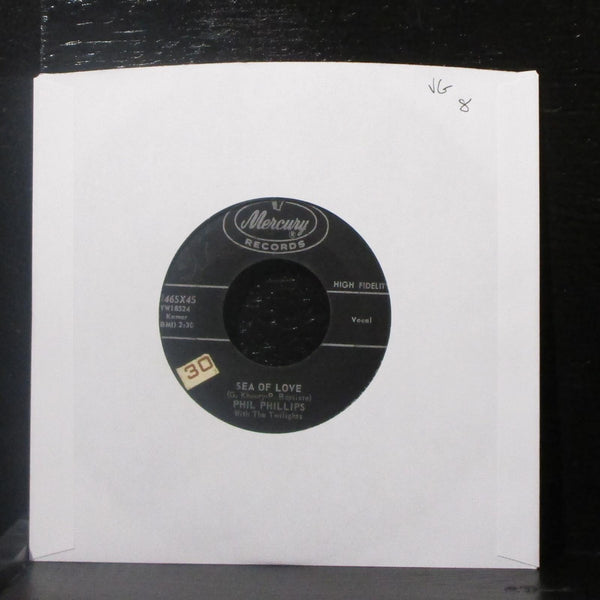 Phil Phillips & The Twilights - Sea Of Love / Juella 7" VG Vinyl 45 71465X45 USA - Shuga Records