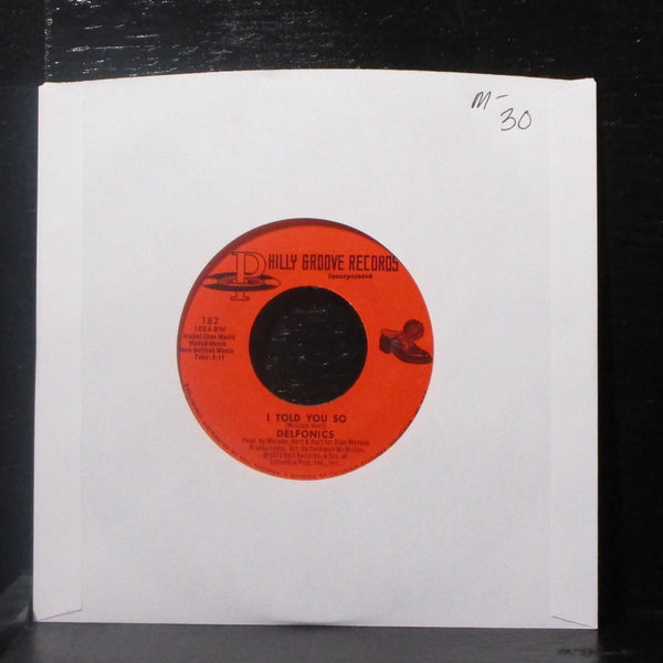 The Delfonics - I Told You So / Seventeen And In Love 7" Mint- Vinyl 45 182 USA - Shuga Records