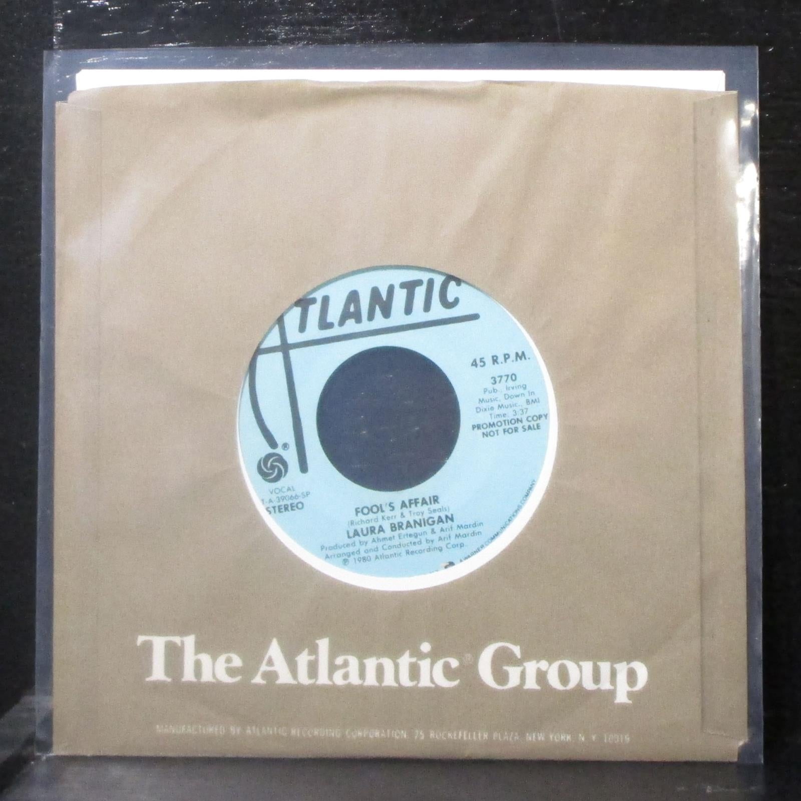 Laura Branigan - Fool's Affair 7" Mint- Promo Vinyl 45 Atlantic 3770 USA 1980 - Shuga Records