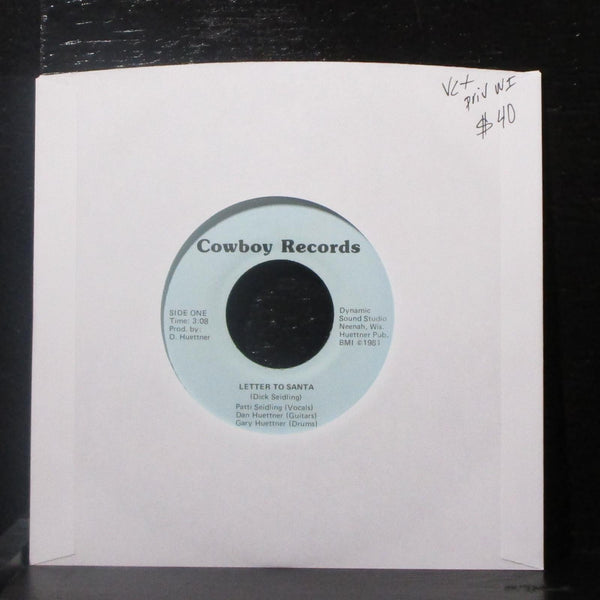 Patti Seidling, Dan Huettner & Gary Huettner - Letter To Santa 7" Vinyl 45 priv. - Shuga Records