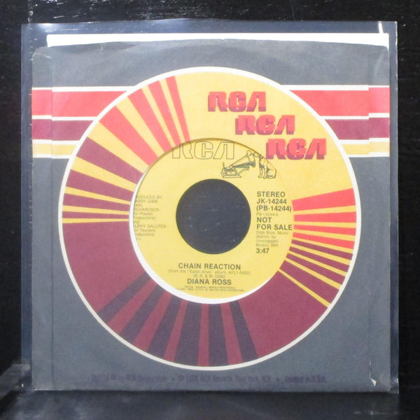 Diana Ross - Chain Reaction 7" Mint- Promo Vinyl 45 RCA JK-14244 USA 1985 - Shuga Records