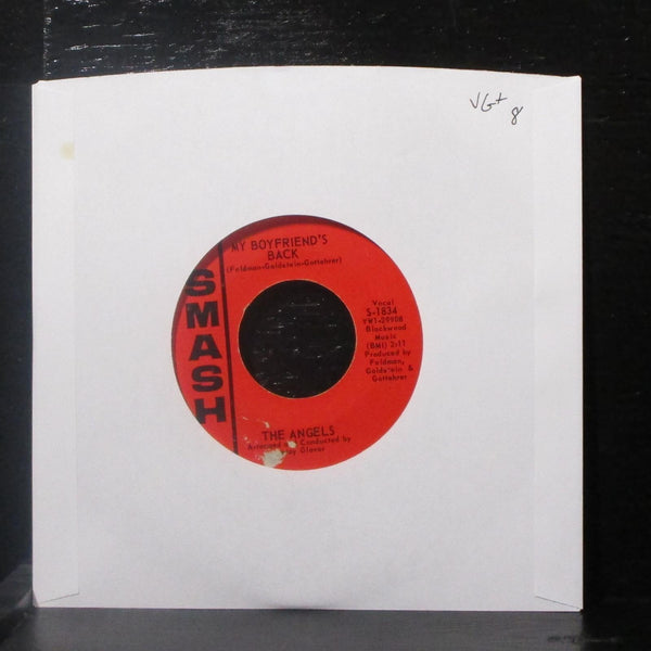 The Angels - My Boyfriend's Back / Now 7" VG+ Vinyl 45 Smash S-1834 USA 1963 - Shuga Records