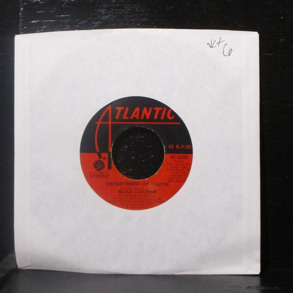 Alice Cooper - Department Of Youth 7" VG+ Vinyl 45 Atlantic 45-3280 USA 1975 - Shuga Records