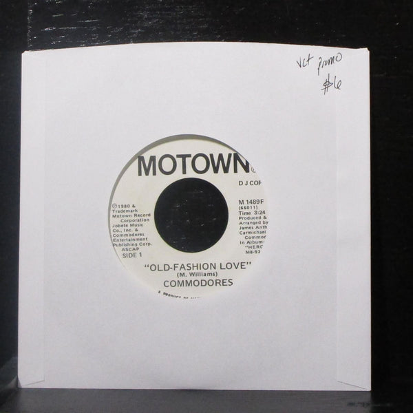 Commodores - Old Fashion Love 7" VG+ Promo Vinyl 45 Motown M 1489F USA 1980 - Shuga Records