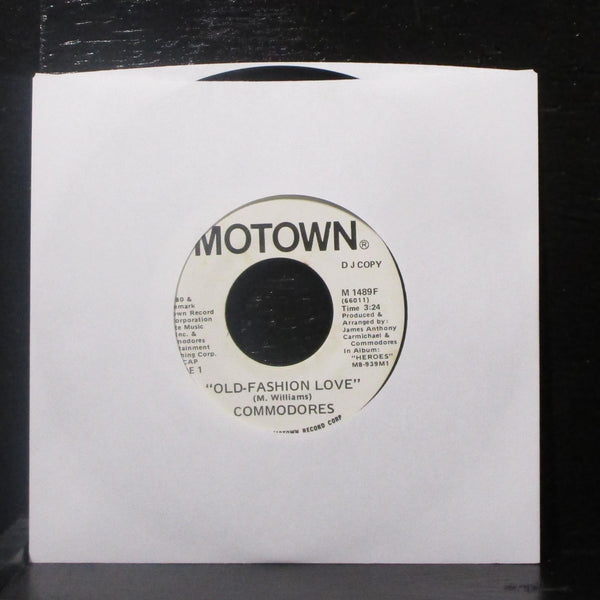 Commodores - Old Fashion Love 7" VG+ Promo Vinyl 45 Motown M 1489F USA 1980 - Shuga Records