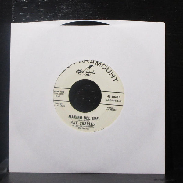 Ray Charles - Busted / Making Believe 7" VG+ Promo Vinyl 45-10481 USA 1963 - Shuga Records