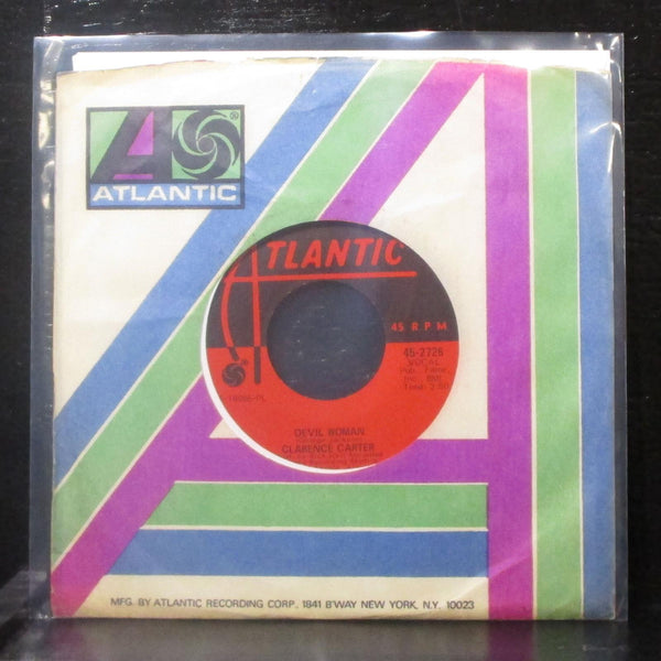 Clarence Carter - Devil Woman 7" VG+ Vinyl 45 Atlantic 45-2726 USA 1970 - Shuga Records