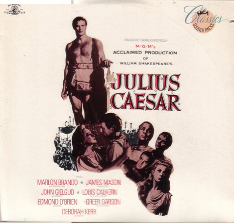 Miklos Rozsa - Dramatic Highlights From Julius Caesar - VG+ 1986 MGM USA - Spoken Word