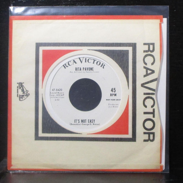 Rita Pavone - Wait For Me 7" Mint- Promo Vinyl 45 RCA 47-8420 USA 1964 - Shuga Records
