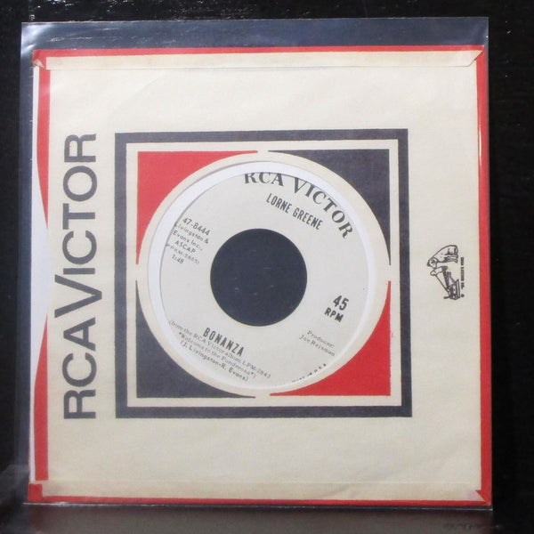Lorne Greene - Ringo / Bonanza 7" VG+ Promo Vinyl 45 RCA 47-8444 USA 1964 - Shuga Records