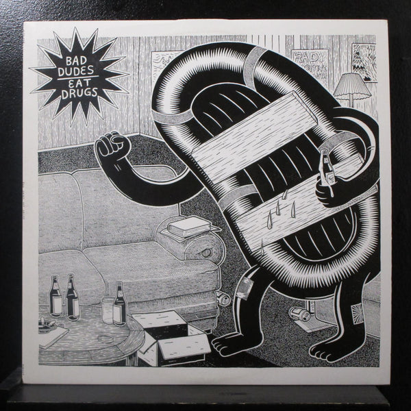 Bad Dudes - Eat Drugs - Mint- LP Record 2008 Kill Shaman Deleted Art USA Vinyl - Math Rock / Prog Rock - Shuga Records