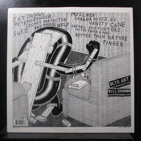 Bad Dudes - Eat Drugs - Mint- LP Record 2008 Kill Shaman Deleted Art USA Vinyl - Math Rock / Prog Rock - Shuga Records