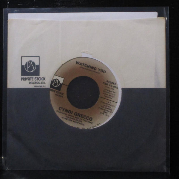 Cyndi Grecco - Making Our Dreams Come True / Watching You 7" Mint- Vinyl 45 - Shuga Records