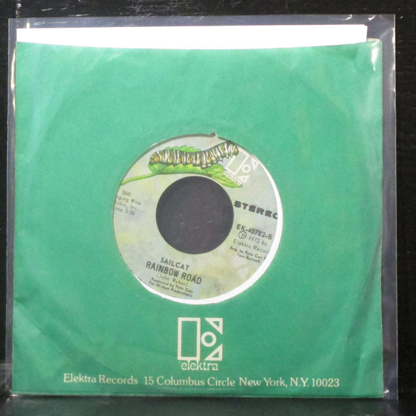 Sailcat - Motorcycle Mama / Rainbow Road 7" VG+ Vinyl 45 Elektra EK-45782 USA - Shuga Records