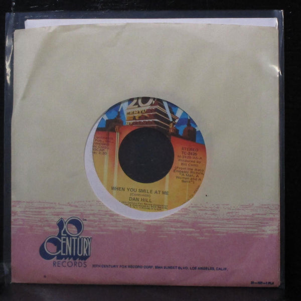 Dan Hill - When You Smile At Me / Hold On To The Night 7" Mint- Vinyl 45 TC-2425 - Shuga Records