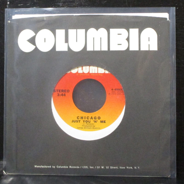 Chicago - Just You 'N' Me / Critic's Choice 7" Mint- Vinyl 45 Columbia 4-45933 - Shuga Records