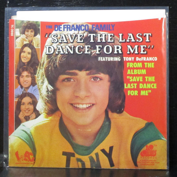 The DeFranco Family - Save The Last Dance For Me 7" VG+ Vinyl 45 TC-2088 USA - Shuga Records
