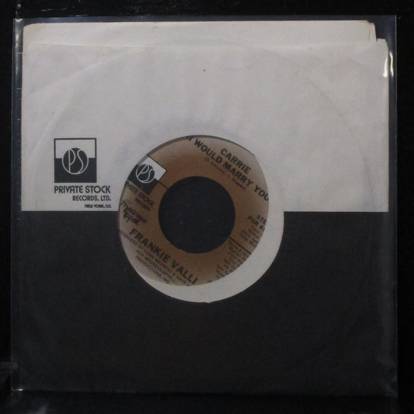 Frankie Valli - Fallen Angel / Carrie 7" VG+ Vinyl 45 PSR 45,074 USA 1976 - Shuga Records
