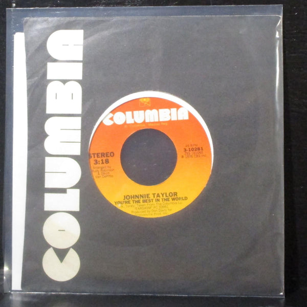 Johnnie Taylor - Disco Lady / You're The Best In The World 7" VG+ Vinyl 45 USA - Shuga Records