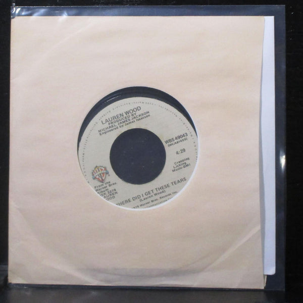 Lauren Wood - Please Don't Leave 7" VG+ Vinyl 45 WBS 49043 USA 1979 - Shuga Records