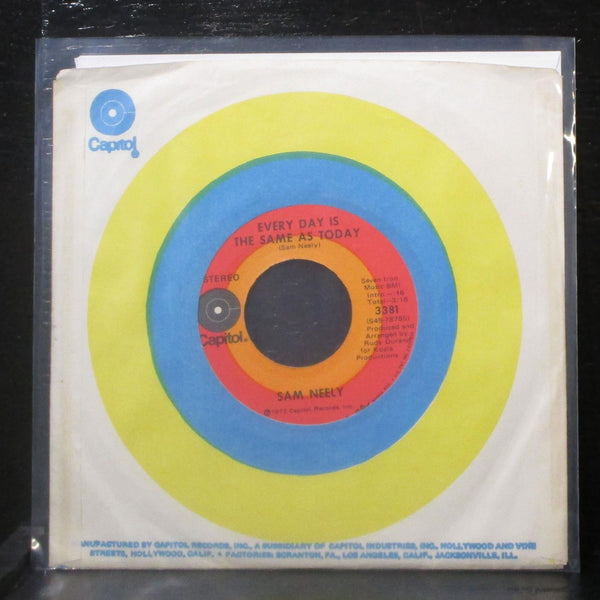 Sam Neely - Loving You Just Crossed My Mind 7" Mint- Vinyl 45 Capitol 3381 USA - Shuga Records