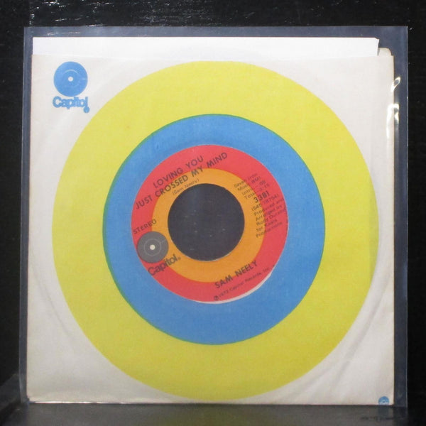Sam Neely - Loving You Just Crossed My Mind 7" Mint- Vinyl 45 Capitol 3381 USA - Shuga Records