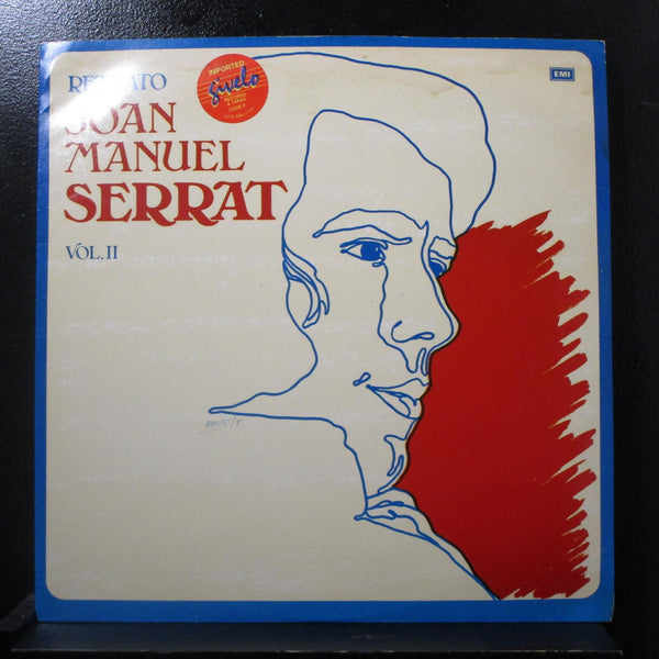 Joan Manuel Serrat - Retrato Vol. II LP VG+ SLPE 500 963 Uruguay Vinyl Record - Shuga Records