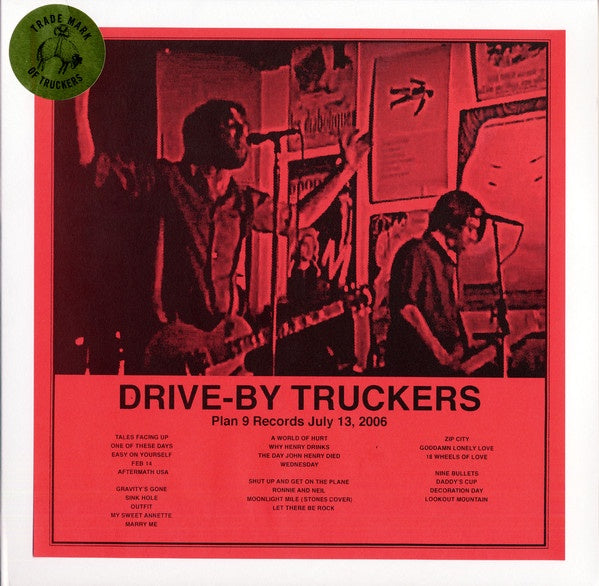 Drive-By Truckers - Plan 9 Records July 13, 2006 - New 3 LP Record Store Day 2020 New West Vinyl Red/Orange Cover - Southern Rock - Shuga Records