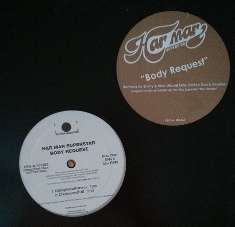 Har Mar Superstar - Body Request - New 2x12" Single 2004 Record Collection Promo Vinyl - House
