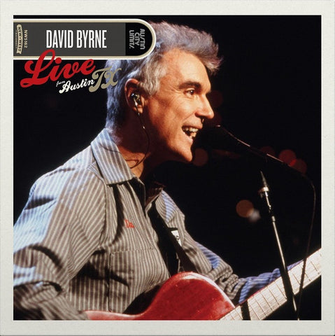 David Byrne ‎– Live From Austin TX - New Vinyl Record 2017 New West Gatefold 180Gram 2-LP Reissue - New Wave / Art Rock (FU: Talking Heads)