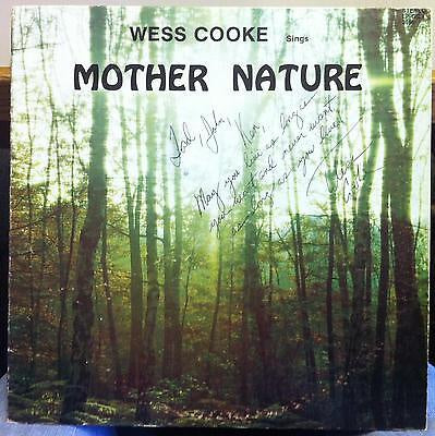 Wess Cooke – Mother Nature - VG+ LP Record G.C.R.S. Private Press Outsider USA Vinyl & Autographed - Soft Rock / Country Rock - Shuga Records