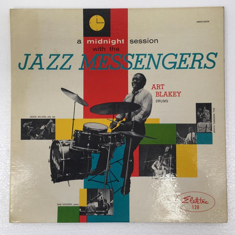 Art Blakey & The Jazz Messengers ‎– A Midnight Session With The Jazz Messengers - VG LP Record 1957 Elektra USA Mono Original Vinyl - Jazz / Hard Bop