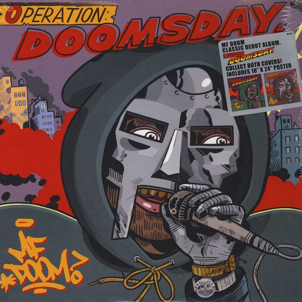 MF Doom - Operation: Doomsday (1999) - Mint- 2 LP Record 2016 Metal Face USA Alternate Cover Vinyl & Huge Poster - Hip Hop - Shuga Records