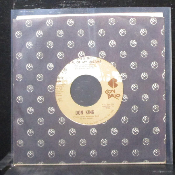 Don King - She's The Girl Of My Dreams 7" Mint- Vinyl 45 Con Brio 120 USA 1976 - Shuga Records