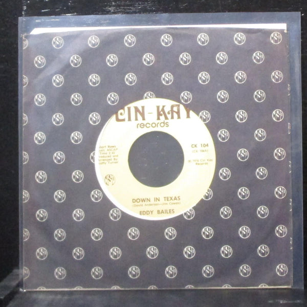 Eddy Bailes - Down In Texas / Woman, Woman 7" Mint- Vinyl 45 CK 104 USA 1976 - Shuga Records