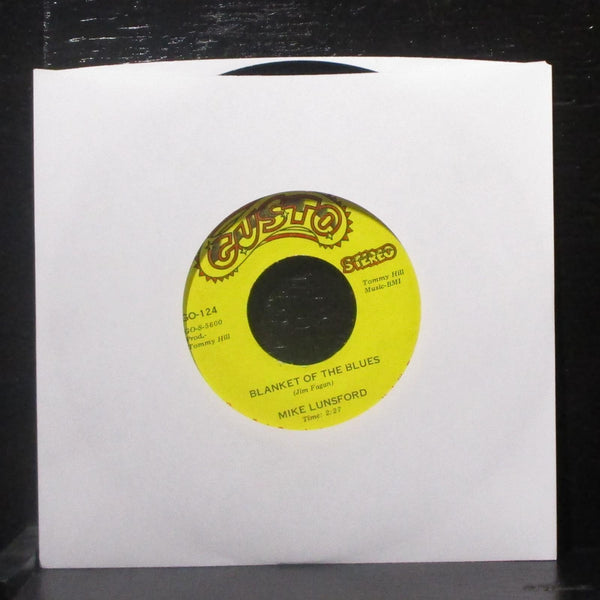 Mike Lunsford - While The Feelings Good 7" Mint- Vinyl 45 Gusto GO-124 USA 1974 - Shuga Records