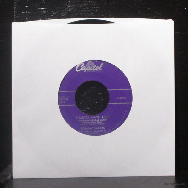 Tommy Sands - You Hold The Future / I Gotta Have You 7" VG+ Vinyl 45 4316 - Shuga Records