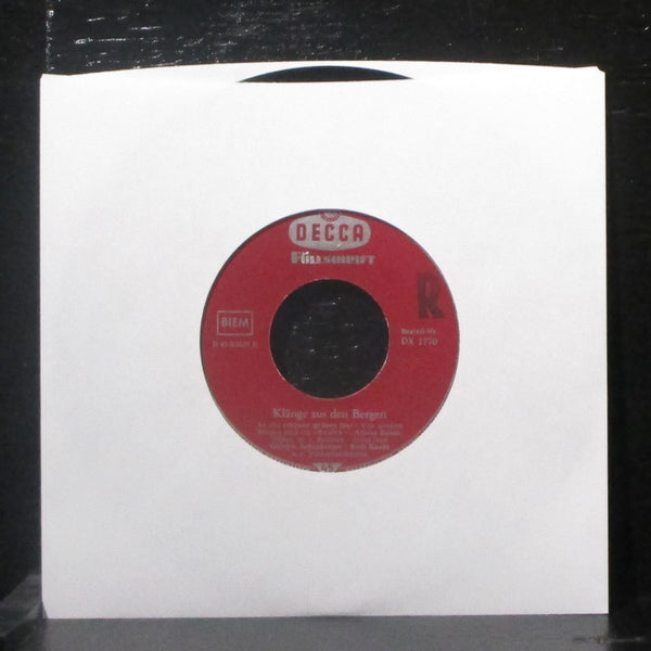 Various - Klnge Aus Den Bergen 7" VG Vinyl 45 Decca DX 1770 Germany 1955 - Shuga Records