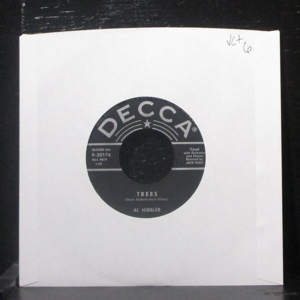 Al Hibbler - Trees / The Town Crier 7" VG+ Vinyl 45 Decca 9-30176 USA 1957 - Shuga Records