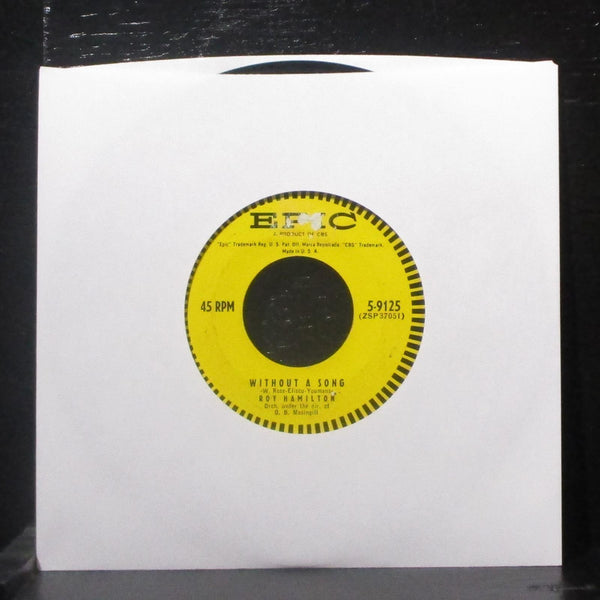 Roy Hamilton - Cuban Love Song / Without A Song 7" VG Vinyl 45 Epic 5-9125 USA - Shuga Records