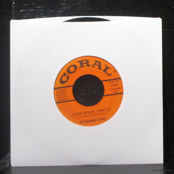 McGuire Sisters - I'm Just Taking My Time 7" VG+ Vinyl 45 Coral 62296 USA - Shuga Records