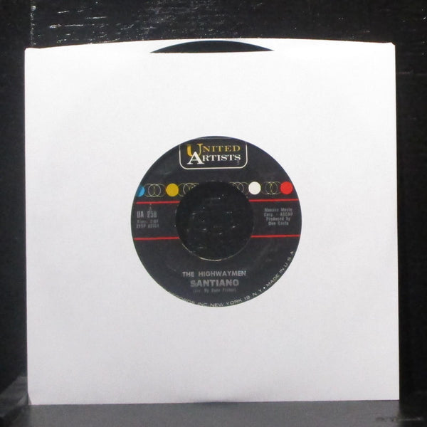 The Highwaymen - Michael / Santiano 7" VG+ Vinyl 45 UA 258 USA 1961 - Shuga Records