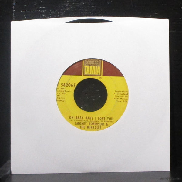 Smokey Robinson - Crazy About The La La La 7" VG+ Vinyl 45 Tamla T 54206F USA - Shuga Records