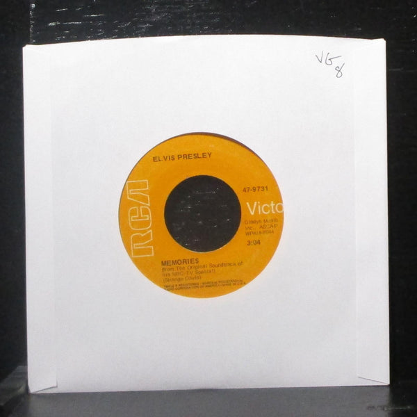 Elvis Presley - Charro / Memories 7" VG Vinyl 45 RCA Victor 47-9731 USA 1969 - Shuga Records