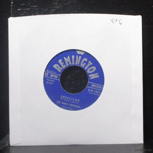 The Tango Serenaders - Obsession / Always Alive 7" VG+ Vinyl 45 R-45-1027 - Shuga Records