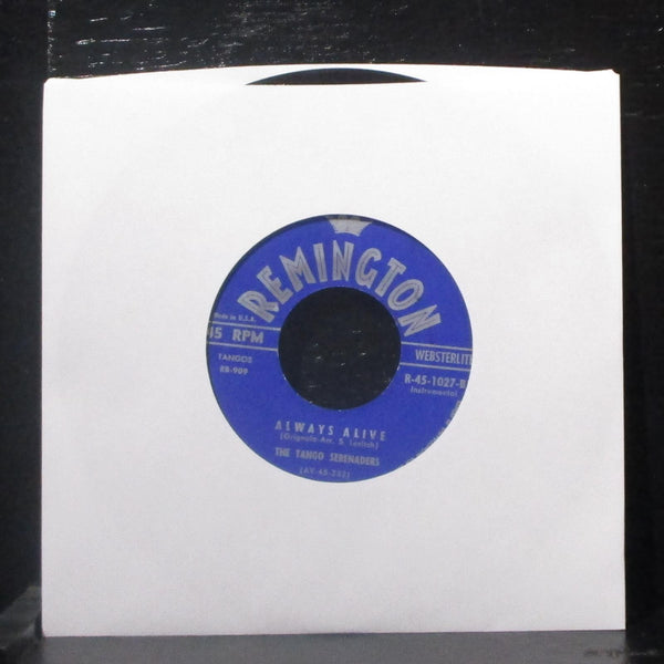 The Tango Serenaders - Obsession / Always Alive 7" VG+ Vinyl 45 R-45-1027 - Shuga Records