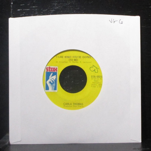 Carla Thomas - I Like What You're Doing / Strung Out 7" VG Vinyl 45 Stax 1969 - Shuga Records
