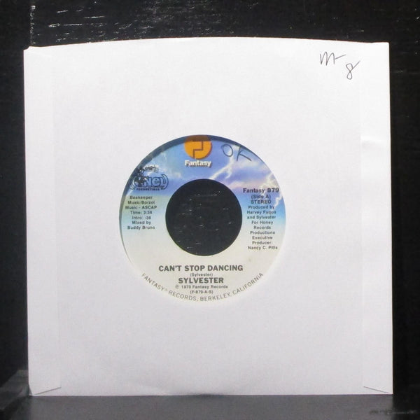 Sylvester - Can't Stop Dancing / In My Fantasy 7" Mint- Vinyl 45 Fantasy 879 - Shuga Records